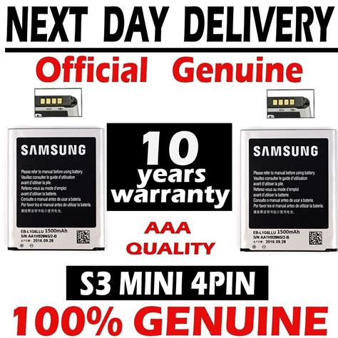 Samsung Galaxy S3 Mini GT-I8190 Battery Replacement EB-L1M7FLU 4 Pin ...