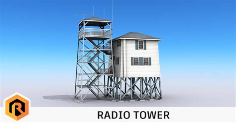 Radio Tower Building | 3D Exterior | Unity Asset Store