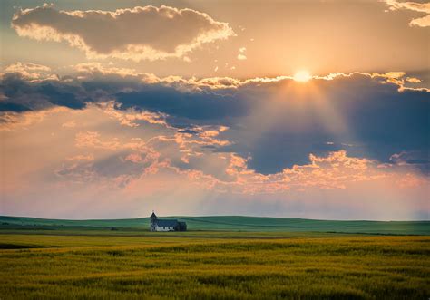 Sun Rays over the Old Church Photograph by Rikk Flohr - Fine Art America