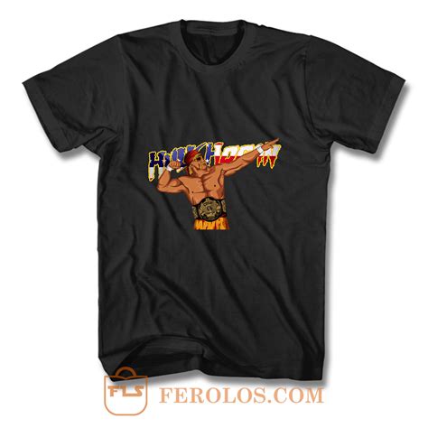 Hulk Hogan Flag T Shirt | FEROLOS.COM