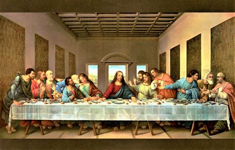 THE LAST SUPPER Fabric Panel Digital Print by David Textiles Christian Jesus Novelty 100% Cotton ...