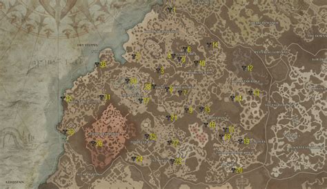 All Dry Steppes Altars of Lilith Locations - Diablo 4 Guide