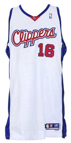 Lot Detail - 2003-04 Wang Zhizhi Los Angeles Clippers Home Jersey ...