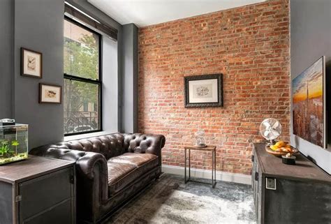 Different Brick Wall Living Room Ideas To Try | Brick wall living room, Exposed brick wall ...