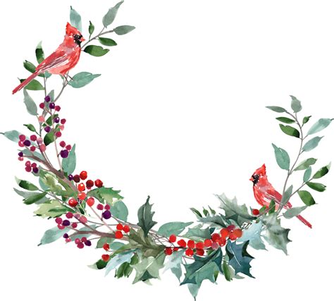 Christmas Wreath Transparent Background | PNG Mart