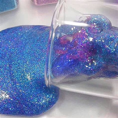 Glitter Galaxy Slime, Design & Craft, Handmade Craft on Carousell