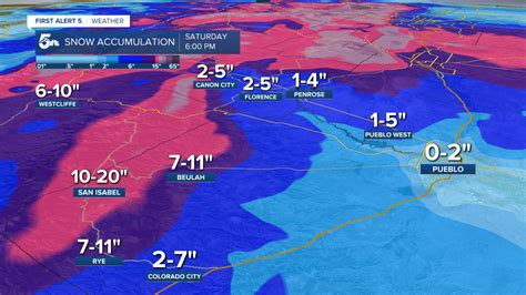 High impact weather event with 1 to 2 feet of snow in parts of Teller ...