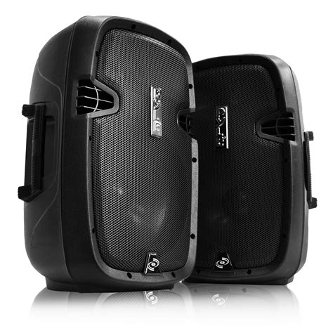 Wireless Portable PA Speaker system - 1000W High Powered Bluetooth Compatible Active + Passive ...