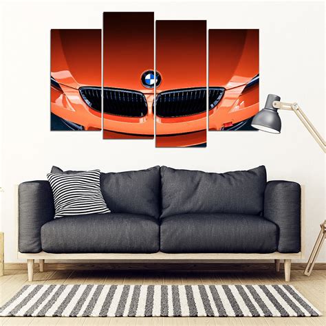 BMW M3 Wall art 4 Panel Framed Canvas – uscoolprint