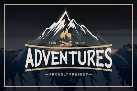 ADVENTURES Font | zainstudio | FontSpace | Adventure fonts, Adventure ...