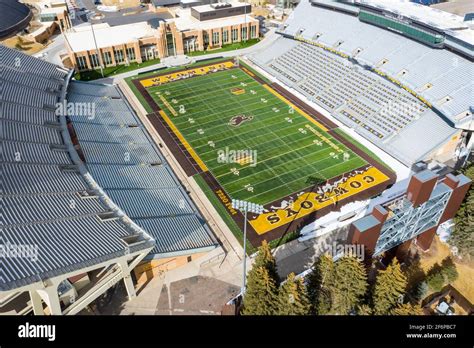 War memorial stadium wyoming aerial hi-res stock photography and images - Alamy