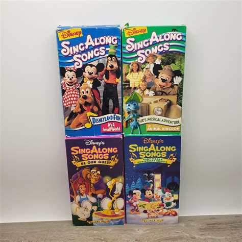 Disney sing along VHS Tapes - weeklybangalee.com