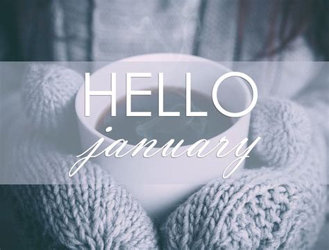 Hello January Wallpaper