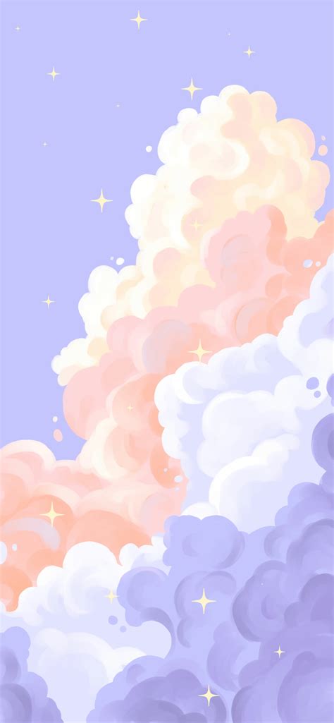 Aesthetic Clouds Purple Wallpapers - Clouds Wallpaper iPhone ☁︎