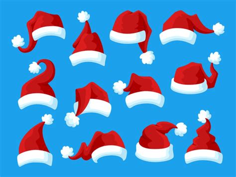 Santa Claus Hat Vector PNG Images, Santa Hat Vector, Santa Hat, Christmas, Noel Hat PNG Image ...