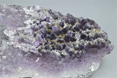 Quartz var.Amethyst, Pyrite | Minerals Bulgaria