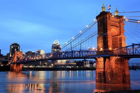 Roebling Bridge, Cincinnati, Ohio Photograph by Veni | Fine Art America