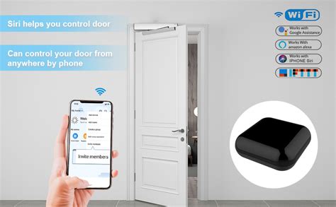 Amazon.com: WiFi Door Opener Automatic Push Button Activate with 1PCS WiFi Smart Controller ...