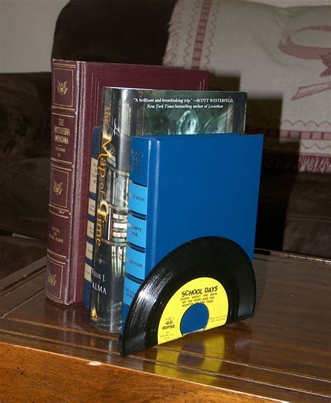 Vinyl Record Bookends Smaller 45 Vinyl Record Bookends - Etsy