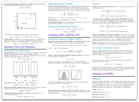 Probability Cheatsheet - Open Source Agenda