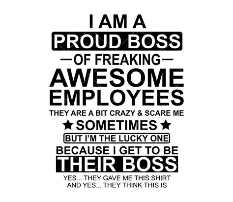 I Am A Proud Boss Of Freaking Awesome Employees SVG, PNG, PDF,