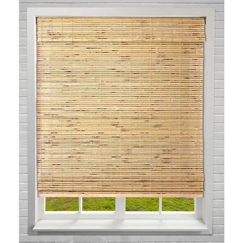 Arlo Blinds Petite Rustique Cordless Light-Filtering Bamboo Roman ...