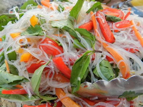 Forks in Our Road: Cellophane Noodle Salad with Grilled Red Drum