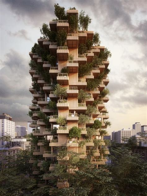 Penda Designs Modular Timber Tower Inspired by Habitat 67 for Toronto ...