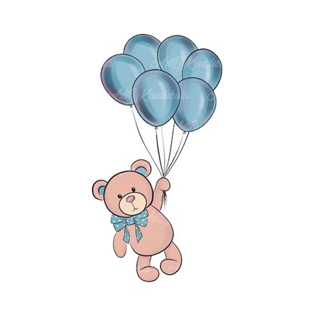 Teddy Bear Clipart Bear PNG Baby Bear PNG Baby Shower Boy - Etsy Hong Kong