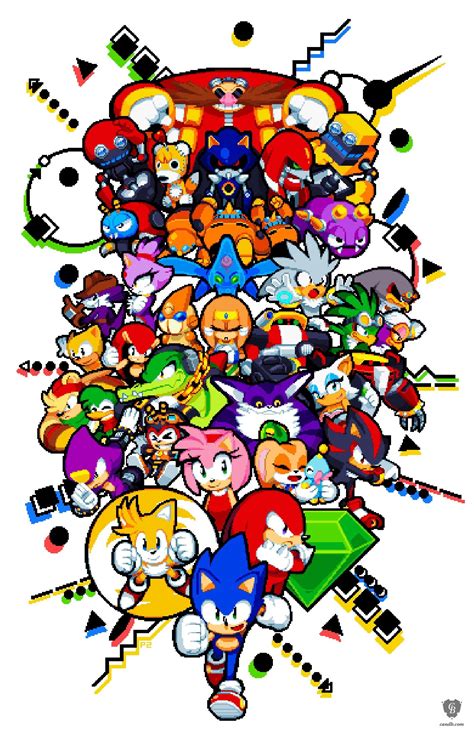 Ray and Mighty Finally Found on New Official Sonic Art Print - Sonic Retro