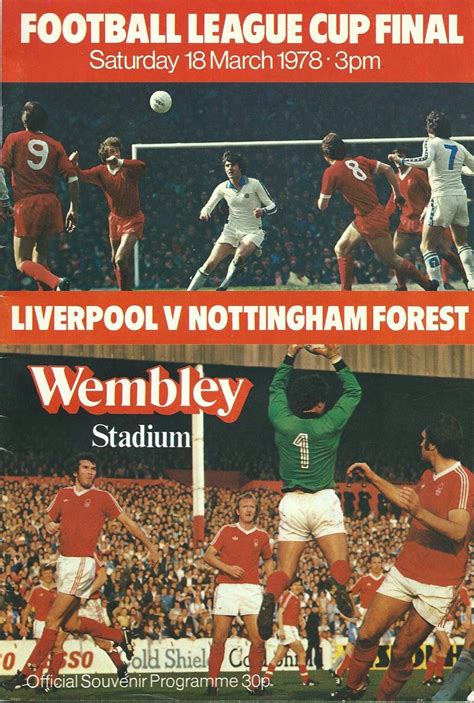 Liverpool v Nottingham Forest - 18th March 1978 by John Flitter - Issuu