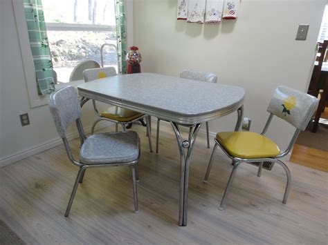 Astonishing Collections Of 1950s Chrome Kitchen Table And Chairs ...