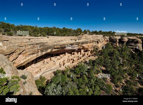 Cliff Palace, Cliff dwellings in Mesa-Verde-National Park, UNESCO world ...