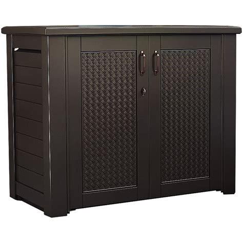 Rubbermaid Extra Large Decorative Patio Storage, Weather Resistant ...