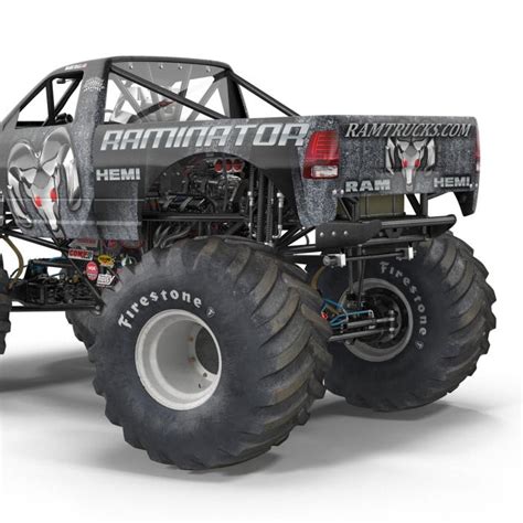 3D Monster Truck Raminator model | 3D Molier International