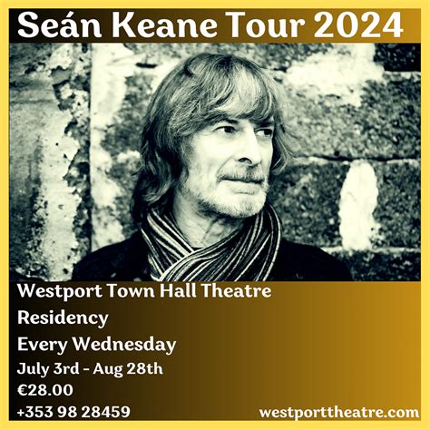 Seán Keane Tour 2024 - Westport Town Hall - Mayo | SeanKeane