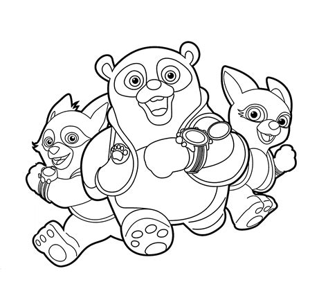 Special Agent Oso Coloring Pages