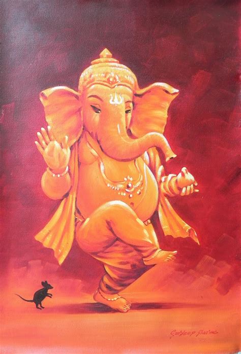 Ganesha Oil Paintings