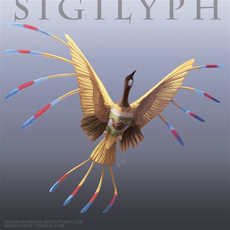 Pokemon Reimagined: Sigilyph by ShadeofShinon on DeviantArt