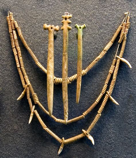 Ornaments and items of adornment in bone and canine from Yamnaya culture (c.a. 4000 BCE ...