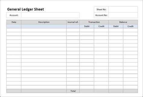 Business Ledger Template Google Sheets