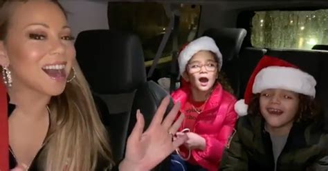 Mariah Carey Kids Singing "All I Want For Christmas Is You" | POPSUGAR Celebrity