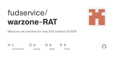 GitHub - fudservice/warzone-RAT: Warzone rat cracked for only 50$ instead of 200$