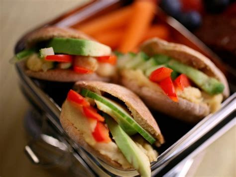 Veggie-Stack Pita Pockets Recipe | Food Network Kitchen | Food Network