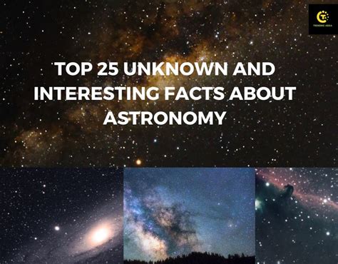 25 Interesting Facts about Astronomy - trendingadda