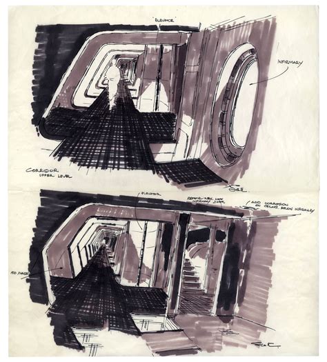 Original Ridley Scott Alien Storyboard Drawings @ October Auction