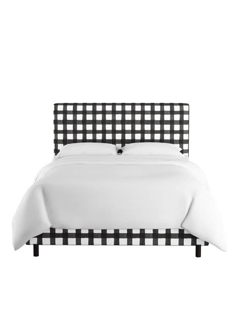 Lambert Bed, Black Buffalo Check | Pink bedroom decor, Girly bedroom decor, Furniture bedroom decor
