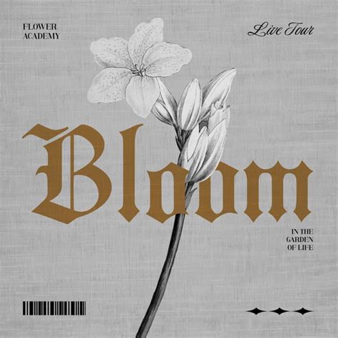 Bloom Gothic Album Cover Art Cover Design Template — Customize it in Kittl