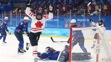 Canada defeat USA in Beijing 2022 women's ice hockey preliminary round