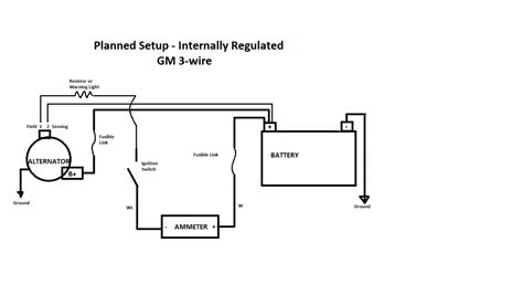 Alternator Wiring Diagram Chevy 350 - Wiring Flow Line